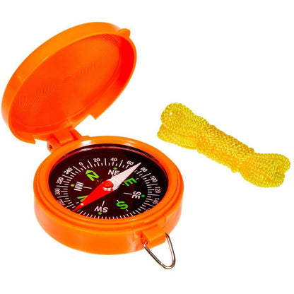Allen Pocket Compass W/lid Orange