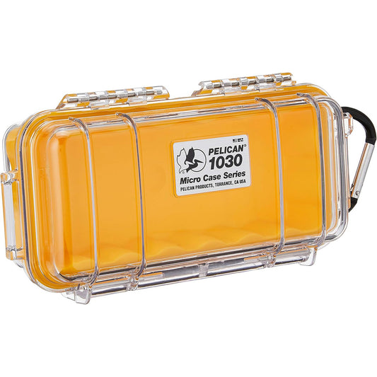 Pelican Waterproof 1030 Micro Case Yellow/clear