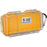 Pelican Waterproof 1030 Micro Case Yellow/clear