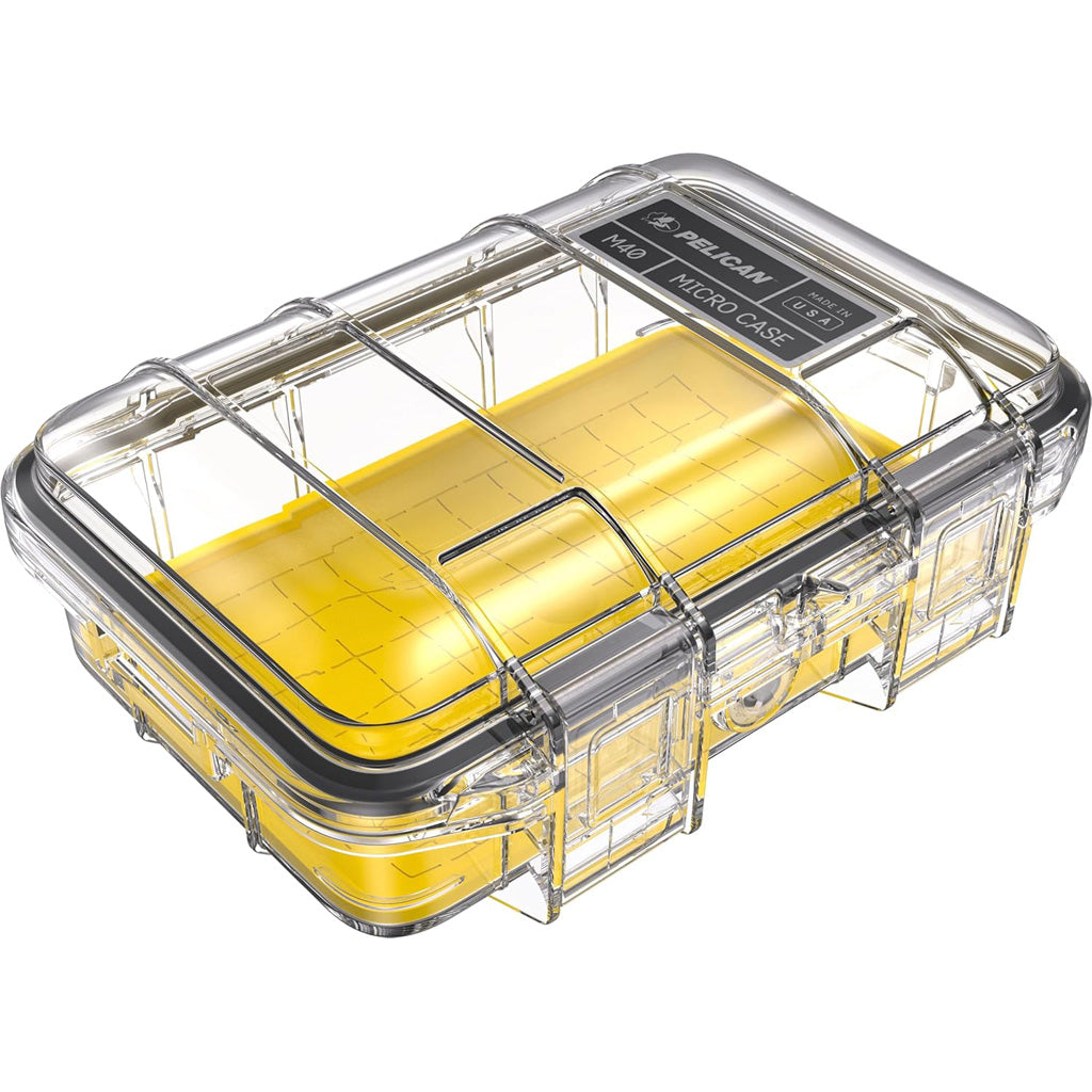 Pelican Waterproof M40 Micro Case Yellow/clear