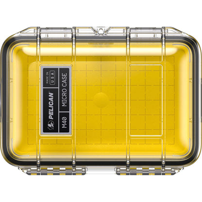 Pelican Waterproof M40 Micro Case Yellow/clear