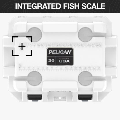 Pelican Im 30qt Elite Cooler White/gray