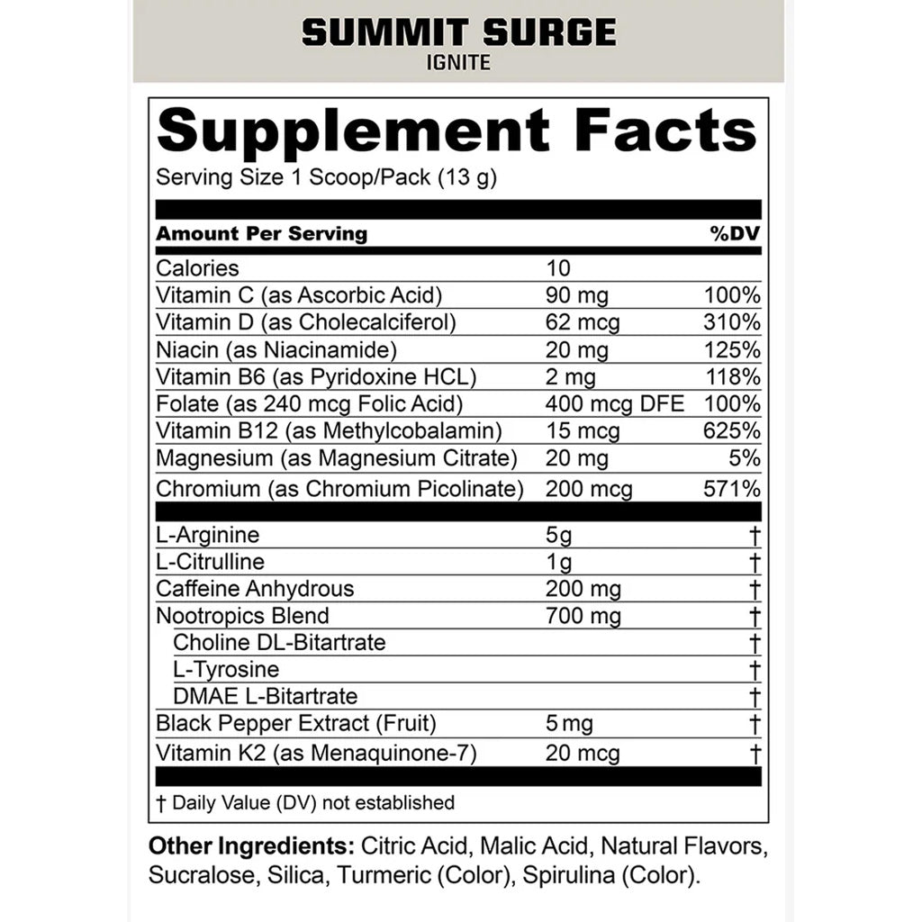Mtn Ops Ignite Summit Surge Hush (45 Scoops)