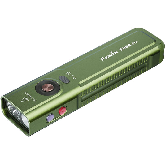 Fenix Rechargeable Uv & Red Laser Flat Flashlight 1600 Lumen Od Green