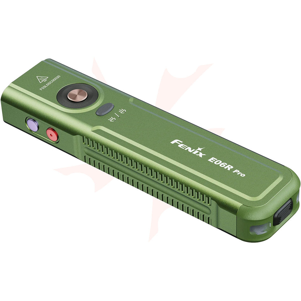 Fenix Rechargeable Uv & Red Laser Flat Flashlight 1600 Lumen Od Green