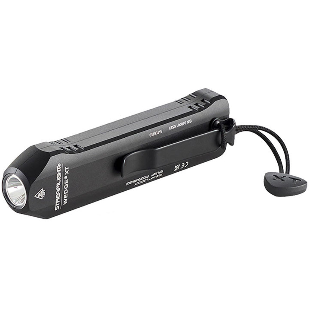 Streamlight Wedge Xt Flashlight Black 500 Lumen Includes Lanyard & Usb-c Cord