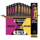 Jack Links Duo Beef Sticks Original/terriyaki 30ct (10 Per Case/3 Cases)