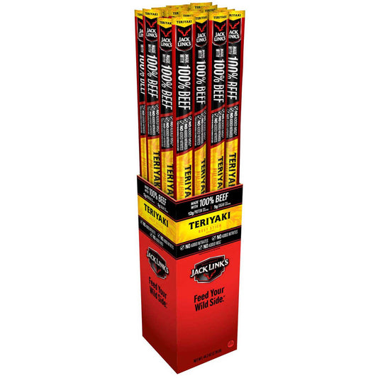 Jack Links Terriyaki Beef Sticks 144ct (24 Per Case/6 Cases)