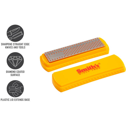 Smiths Diamond Sharpening Stone 4" W/cover