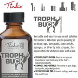 Tinks Trophy Buck Squeeze Bottle W/minibomb 1oz