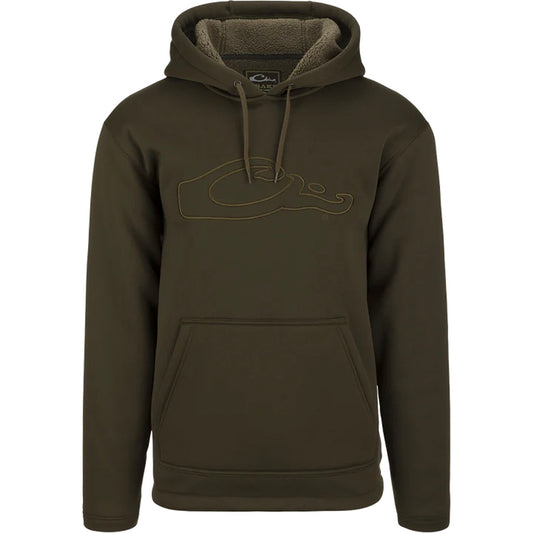 Drake Silencer Hoodie Green Timber Medium