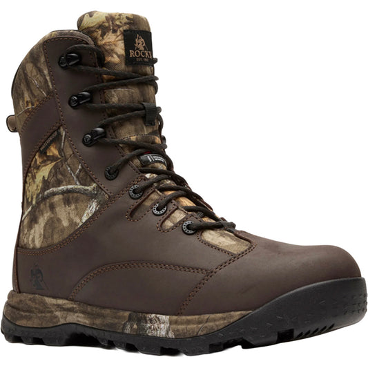 Rocky Wildcat Hunting Boot 8" Mossy Oak Country Roots 800g Size 12