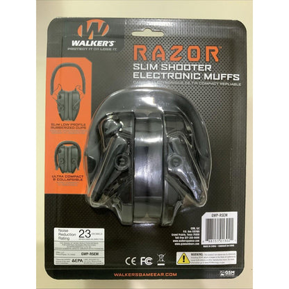 Walkers Razor Slim Electronic Muff Black