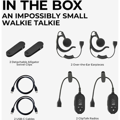 Midland Cliptalk Frs Radio 2pk W/ch02, Ch03, & Usbc01