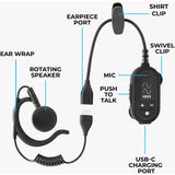 Midland Cliptalk Frs Radio 6pk W/ch02, Ch03, Usbc02, & Cptg6