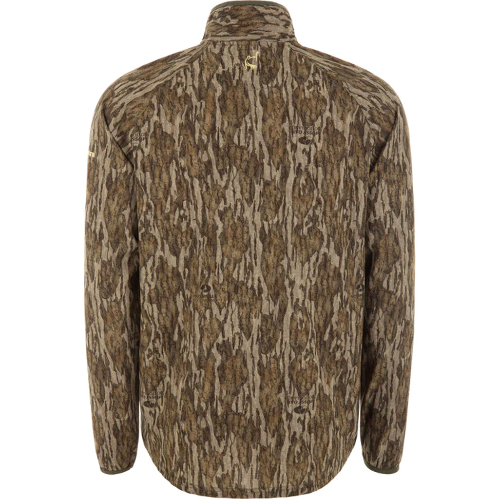 Drake Ol' Tom Swt Half Zip Pullover Mo Bottomland Xlarge