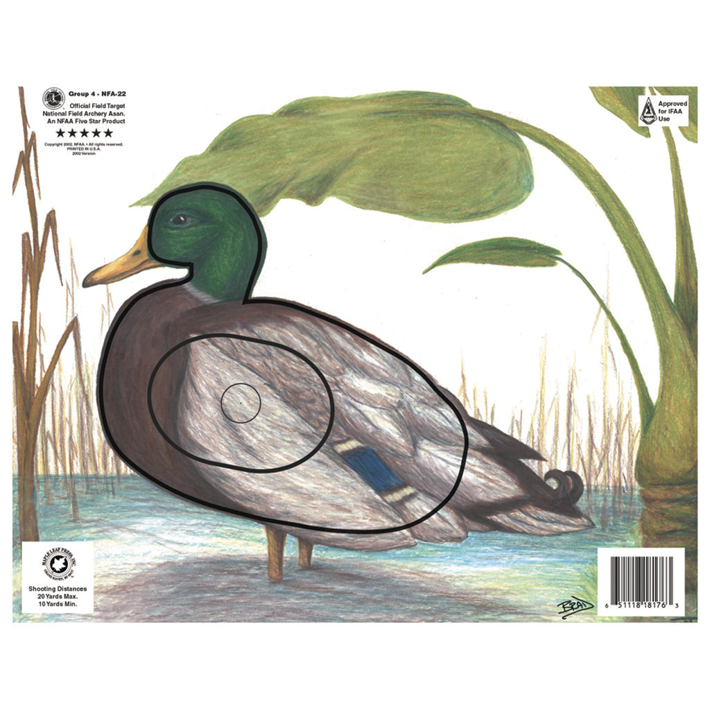 Maple Leaf Nfaa Animal Faces Group 4 Duck
