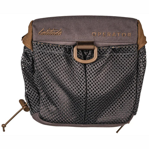 Latitude Operator Saddle Pouch Gray