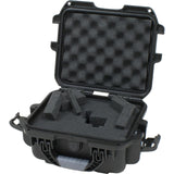 Nanuk Pistol And Accessory Hard Case W/foam Black 9.4 In. X 7.4 In. X 5 In.