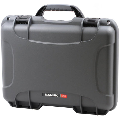 Nanuk Pistol And Accessory Hard Case W/foam Graphite 13.2 In. X 9.2 In. X 3.8 In.