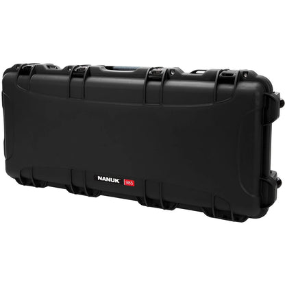 Nanuk Long Gun Hard Case W/foam Black  36 In. Retractable Wheels And Handle