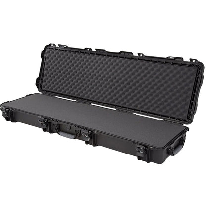 Nanuk Long Gun Hard Case W/foam Black 52 In.  Retractable Wheels And Handle