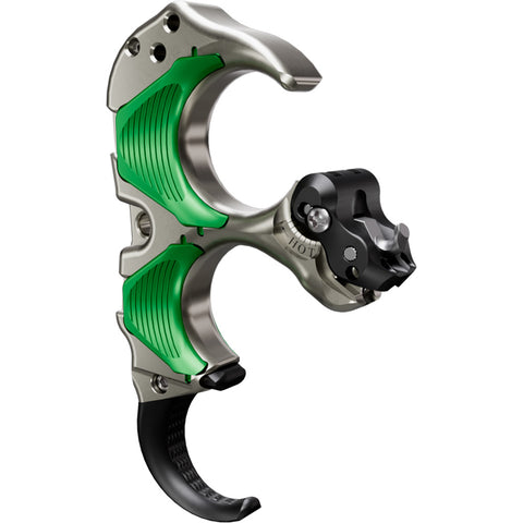 Tru Ball Aileron Hbc Flex Release Green/quick Silver Brass 3 Finger Medium