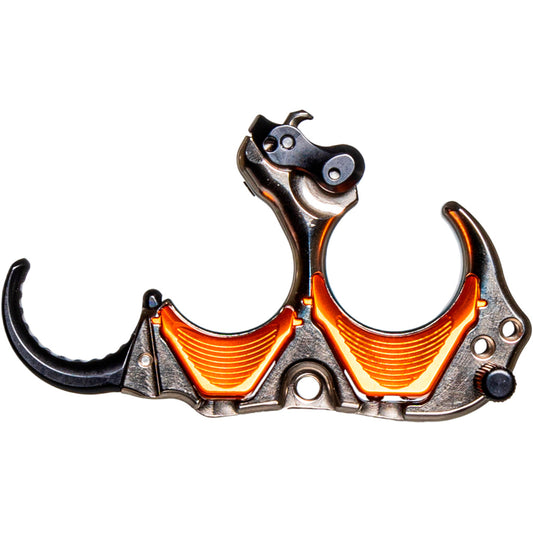 Tru Ball Aileron Hbc Flex Release Orange/quick Silver Brass 3 Finger Medium