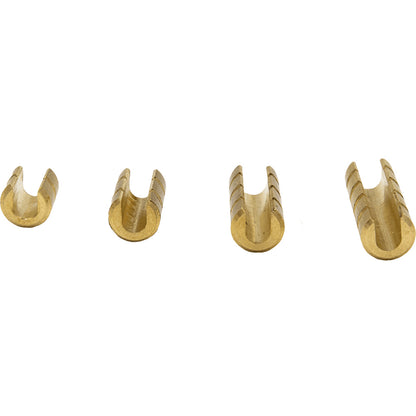 Acu Stax Machined Brass Bowstring Weight 2 Stack 10 Count Bag