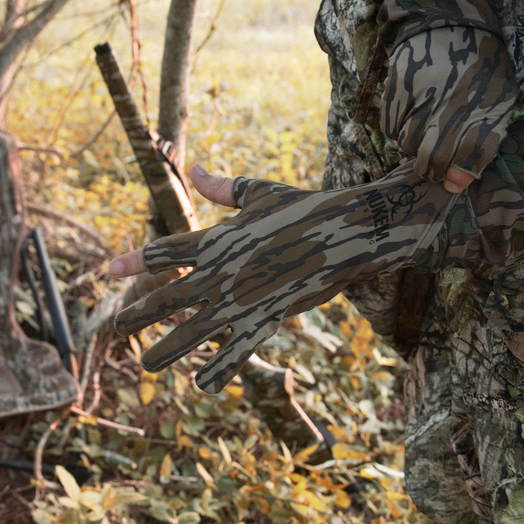 Nukem Grab'em Glove Mossy Oak Bottomlands M/l