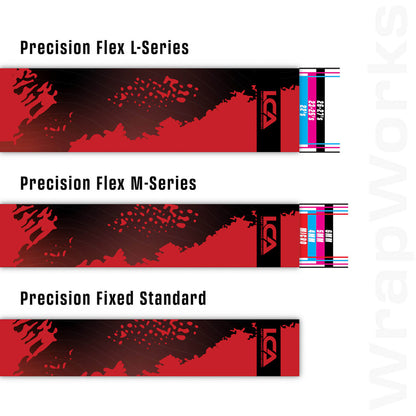 Last Chance Wrapworks Stock Color Burst  Red/black Fixed Precision Fixed Standard