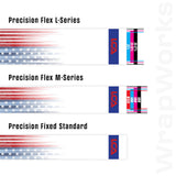 Last Chance Wrapworks Stock Old Glory Fade Precision Flex M-series