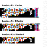 Last Chance Wrapworks Vegas Indoor   Black Splatter Precision Flex L-series