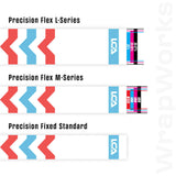 Last Chance Wrapworks Velocity Chevron   Salmon/blue Precision Flex L-series