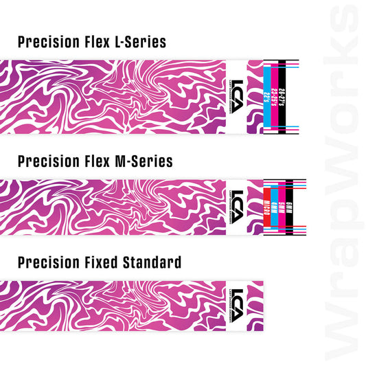 Last Chance Wrapworks Water Wave  Pink/white Precision Fixed Standard
