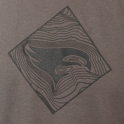 Elevation Topo Tee Grey Medium