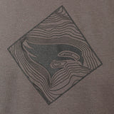 Elevation Topo Tee Grey Medium