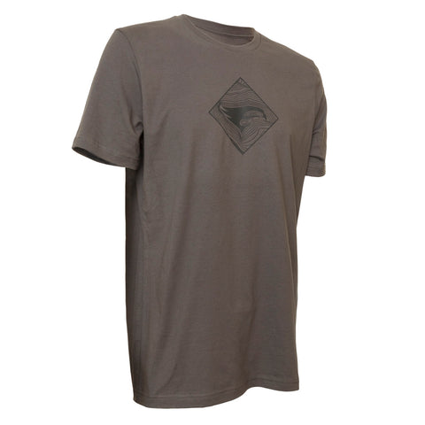 Elevation Topo Tee Grey Medium