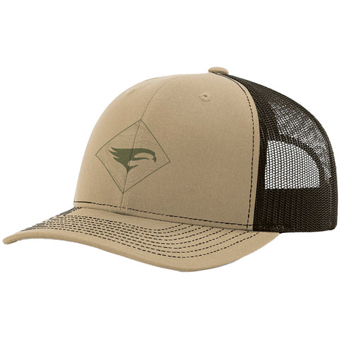 Elevation Topo Hat Khaki/coffee