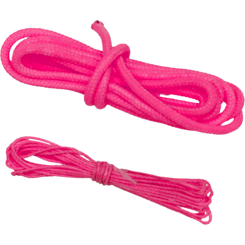 October Mountain Loop & Serving String Repair Kit Flo Pink 3ft/6ft