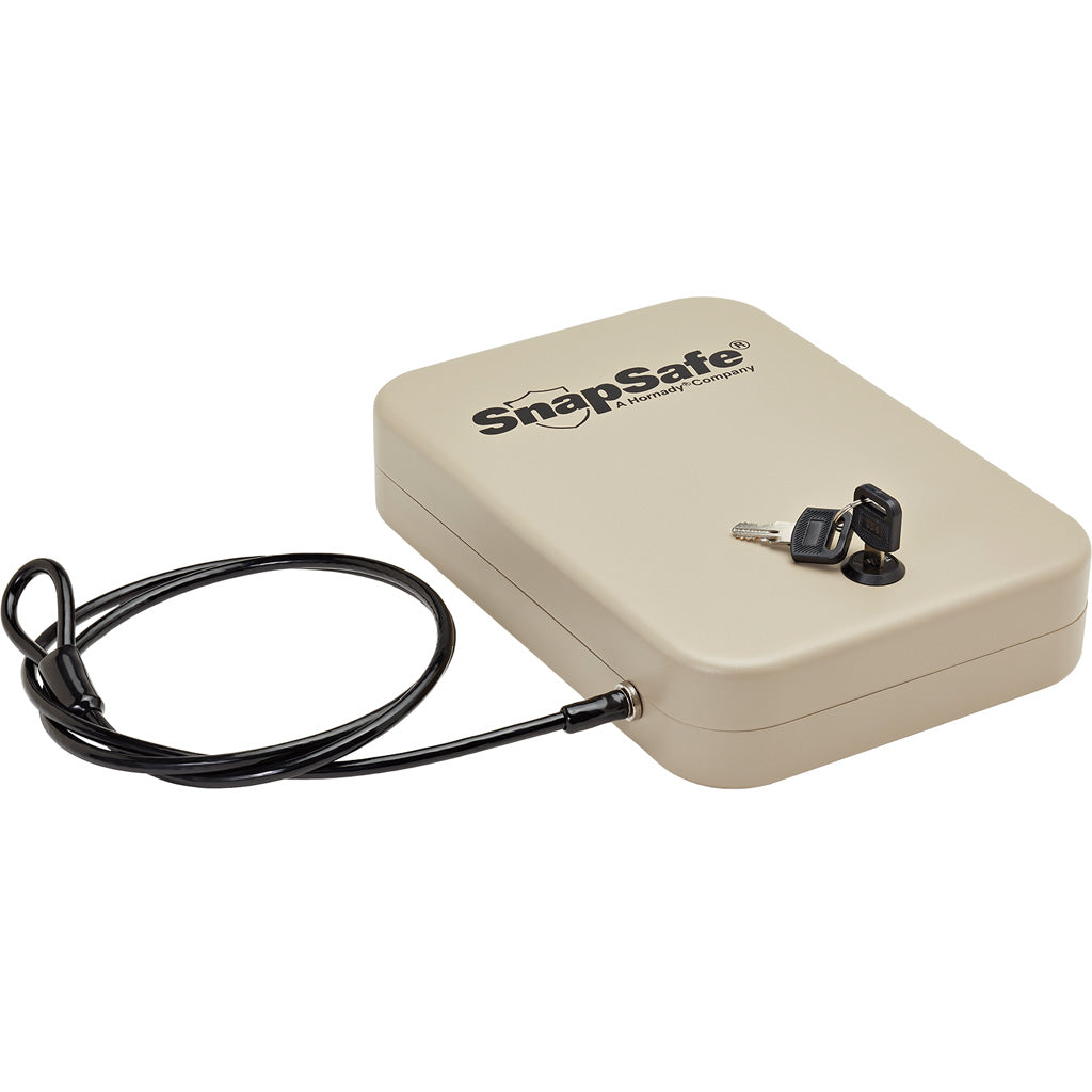 Hornady Snapsafe Lock Box Xl Grey With Key Lock