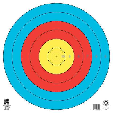 Maple Leaf Target Face Fita 6-ring 80 Cm. 1 Pk.