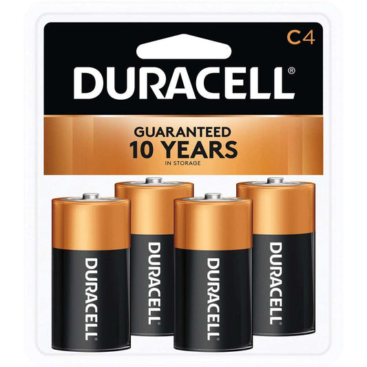 Duracell Coppertop Batteries C 4 Pk.