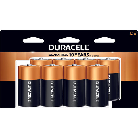 Duracell Coppertop Batteries D 8 Pk.