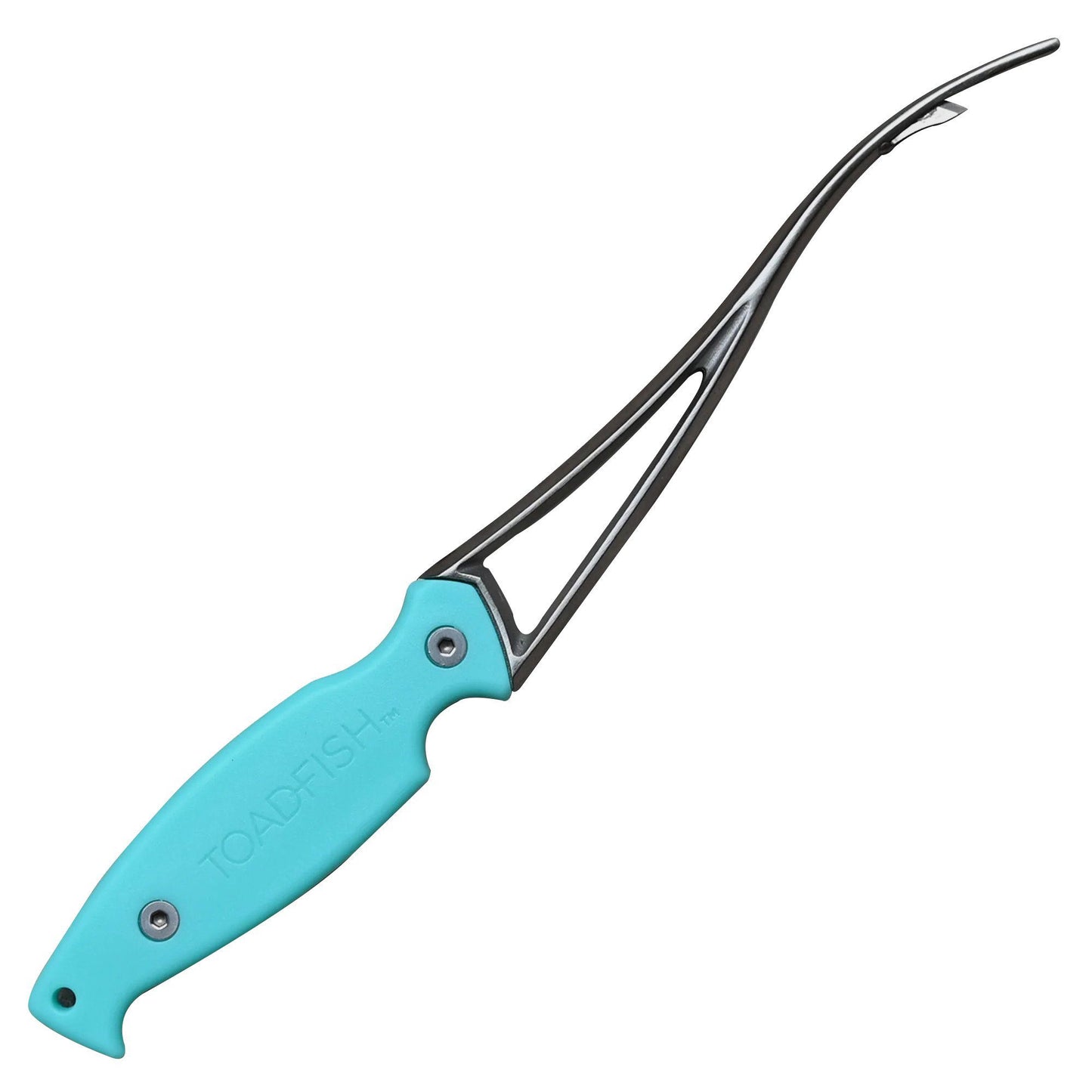 Toadfish Shrimp Deveiner Tool - Prawn & Seafood Peeler - Frogmore Shrimp Cleaner - Steel Butterfly Blade - Kitchen Essential - Ergonomic Handle - Stainless Steel - Full-Tang Strength