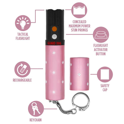 Guard Dog Electra Concealed Lipstick Stun Gun w Flashlight