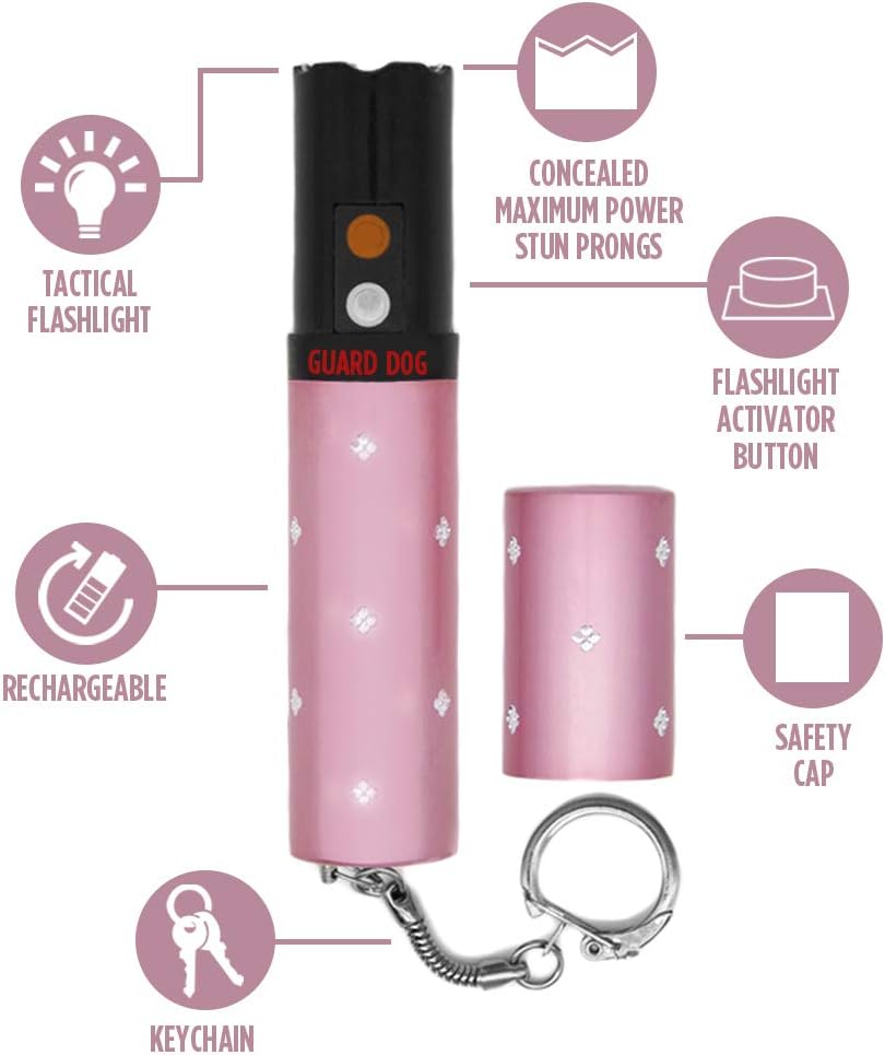 Guard Dog Electra Concealed Lipstick Stun Gun w Flashlight