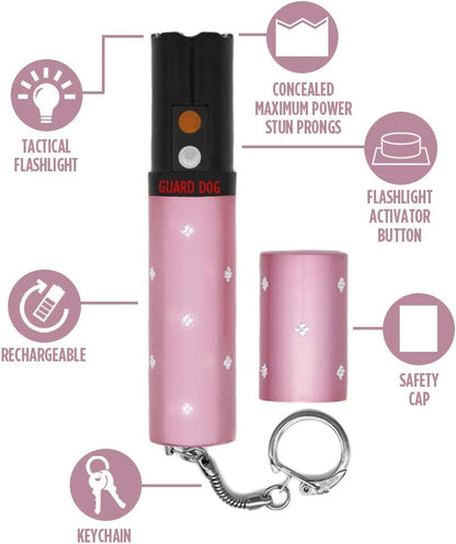 Guard Dog Electra Concealed Lipstick Stun Gun w Flashlight