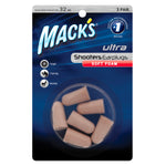 Mack’s Ultra Soft Foam Shooting Earplugs, 3 Pair