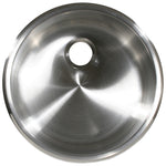 Scandvik SS Cylindrical Sink - (11-5/8" x 5") - Brushed Finish